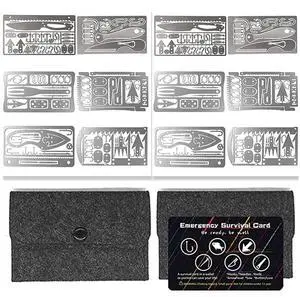 12 Pcs Survival Multitool Card Emergency Camping Tool EDC Kit in Your Wallet Outdoor Hunting Fishing Hiking Gear 12 Pcs Survival Multitool Card Emergency Camping Tool EDC Kit in Your Wallet Outdoor Hunting Fishing Hiking Gear