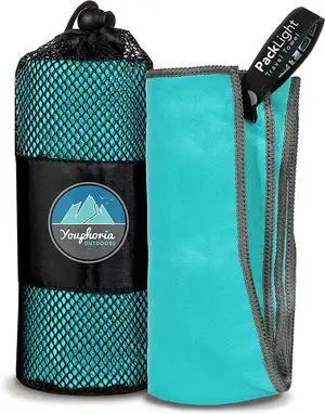 Microfiber Travel Towel Fast Drying Lightweight - Quick Dry Towel for Camping, Beach, Backpacking, Hiking, & Sport Microfiber Travel Towel Fast Drying Lightweight - Quick Dry Towel for Camping, Beach, Backpacking, Hiking, & Sport