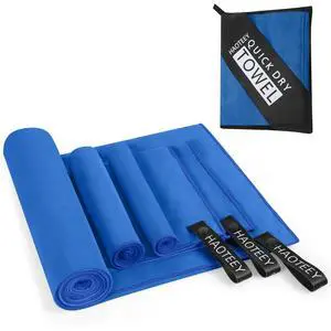 Quick Dry Travel Towel, 3 Sizes 1 Pack Camping Microfiber Towel, Lightweight Fast Drying Towels Set 60"x30", 30"x15", 15"x15" w/Bag for Gym, Beach, Hiking, Swimming, Dark Blue Quick Dry Travel Towel, 3 Sizes 1 Pack Camping Microfiber Towel, Lightweight Fast Drying Towels Set 60"x30", 30"x15", 15"x15" w/Bag for Gym, Beach, Hiking, Swimming, Dark Blue