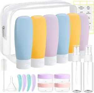 20 Pack Travel Bottles Set for Toiletries 20 Pack Travel Bottles Set for Toiletries