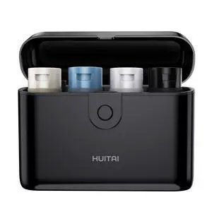 Travel Bottles TSA 4x2oz With Case Leak-Proof Black | Durable ABS hard case, press-to-unlock, 4 individual compartments, wide-mouth bottles for easy fill, leak-proof seals Travel Bottles TSA 4x2oz With Case Leak-Proof Black | Durable ABS hard case, press-to-unlock, 4 individual compartments, wide-mouth bottles for easy fill, leak-proof seals