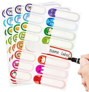 Name Tag Stickers 480 Packs Daycare Labels Assorted Size & Colors Name Tag Stickers 480 Packs Daycare Labels Assorted Size & Colors