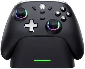 ECHTPower PC Gaming ControllerWireless for PC with Hall-Effect Joysticks, 1000Hz Polling Rate, No Drift, Turbo & Vibration, Compatible with Windows/Switch/iOS/Android/Steam Place & Charge Dock ECHTPower PC Gaming ControllerWireless for PC with Hall-Effect Joysticks, 1000Hz Polling Rate, No Drift, Turbo & Vibration, Compatible with Windows/Switch/iOS/Android/Steam Place & Charge Dock