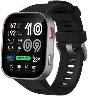 Bip Max 50mm Smartwatch, 2.07" AMOLED Display, 20 Days of Battery, GPS, 4GB Storage, Offline Maps, Fitness Tracker, Hybrid Training, 150+ Sports, HYROX Mode, 5 ATM for Android & iPhone, Silver Bip Max 50mm Smartwatch, 2.07" AMOLED Display, 20 Days of Battery, GPS, 4GB Storage, Offline Maps, Fitness Tracker, Hybrid Training, 150+ Sports, HYROX Mode, 5 ATM for Android & iPhone, Silver
