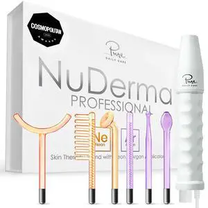Skin Therapy Wand - Portable Skin Therapy Machine with 6 Neon & Argon Wands Boost Your Skin Clear Firm & Tighten Skin Therapy Wand - Portable Skin Therapy Machine with 6 Neon & Argon Wands Boost Your Skin Clear Firm & Tighten