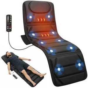 Full Body Massage Mat with Heat, 10 Motors Vibrating Back Massager, Back Massager with Heat, for Bed, Sofa, Massage Mattress Pad, Back Massage for Dad Mom, Gifts for Men Women(Vibration Only) Full Body Massage Mat with Heat, 10 Motors Vibrating Back Massager, Back Massager with Heat, for Bed, Sofa, Massage Mattress Pad, Back Massage for Dad Mom, Gifts for Men Women(Vibration Only)