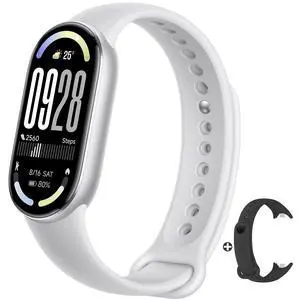 Mi Smart Band 10 (2025) - 1.72" AMOLED Display | 21 Days Battery Life | Touchscreen, Multi-Sport Tracker, Activity Tracker, Heart Rate Monitor | BT5.4 - Glacier Silver Mi Smart Band 10 (2025) - 1.72" AMOLED Display | 21 Days Battery Life | Touchscreen, Multi-Sport Tracker, Activity Tracker, Heart Rate Monitor | BT5.4 - Glacier Silver