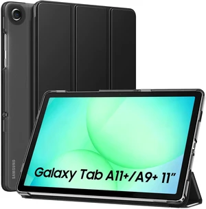 Slim Case for Samsung Galaxy Tab A11+ Plus/ A9+ Plus 11 Inch, Black | Smart Stand Hard PC Translucent Back Shell Cover for Galaxy Tab A11+/A9+ Tablet, Auto Sleep/Wake, 2 Adjustable Angle Slim Case for Samsung Galaxy Tab A11+ Plus/ A9+ Plus 11 Inch, Black | Smart Stand Hard PC Translucent Back Shell Cover for Galaxy Tab A11+/A9+ Tablet, Auto Sleep/Wake, 2 Adjustable Angle