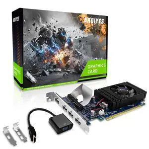 GT 740 4GB GDDR5 Low Profile GPU Graphics Card, 4X HDMI Ports for Quad Multi-Monitor Setup, PCI Express 3.0 x16, Silent Cooling, Ideal for Office and Home Theater GT 740 4GB GDDR5 Low Profile GPU Graphics Card, 4X HDMI Ports for Quad Multi-Monitor Setup, PCI Express 3.0 x16, Silent Cooling, Ideal for Office and Home Theater