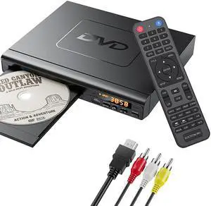 Region-Free DVD Player for TV: Plays Regions 0-6 & Multi Formats - Designed for Collectors & Vintage Movie Collections - HDMI/RCA Compact DVD/CD Player for Smart TV, Home Stereo & RV Region-Free DVD Player for TV: Plays Regions 0-6 & Multi Formats - Designed for Collectors & Vintage Movie Collections - HDMI/RCA Compact DVD/CD Player for Smart TV, Home Stereo & RV