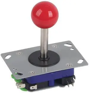 - 2/4/8 Way Classic Game Joystick with Adjustable Ball and Long Handle for Competition Style Gaming - 2/4/8 Way Classic Game Joystick with Adjustable Ball and Long Handle for Competition Style Gaming