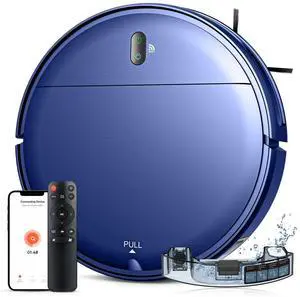 Robot Vacuum and Mop Combo, 2 in 1 Robot Mop and Vacuum, Robotic Vacuum Cleaner with WiFi/App, 2000Pa Suction, 230ML Water Tank, Self-Charging, Slim, Ideal for Hard Floor, Low Pile Carpet, Pet Hair Robot Vacuum and Mop Combo, 2 in 1 Robot Mop and Vacuum, Robotic Vacuum Cleaner with WiFi/App, 2000Pa Suction, 230ML Water Tank, Self-Charging, Slim, Ideal for Hard Floor, Low Pile Carpet, Pet Hair