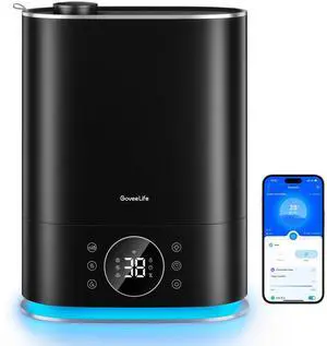 7L Humidifiers for Bedroom, Smart Top-Fill Cool & Warm Mist Humidifier Large Room, Auto Mode, 70H Quiet Runtime for Baby Plants Nursery, App & Voice Control, RGB Nightlight, Humidity Sensor 7L Humidifiers for Bedroom, Smart Top-Fill Cool & Warm Mist Humidifier Large Room, Auto Mode, 70H Quiet Runtime for Baby Plants Nursery, App & Voice Control, RGB Nightlight, Humidity Sensor