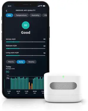 Smart Air Quality Monitor Know your air, Works with Alexa Smart Air Quality Monitor Know your air, Works with Alexa