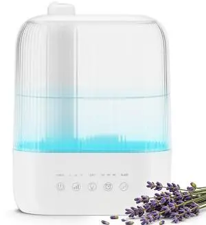 3L Top Fill Humidifier, Essential Oil Diffuser & Cool Mist Humidifiers, Smart Humidity Control, Quiet Ultrasonic, 360° Nozzle, 7-Color Light for Bedroom, Home Office 3L Top Fill Humidifier, Essential Oil Diffuser & Cool Mist Humidifiers, Smart Humidity Control, Quiet Ultrasonic, 360° Nozzle, 7-Color Light for Bedroom, Home Office