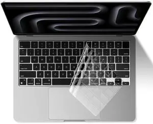 Premium Keyboard Cover Skin Protector, Laptop Accessories Compatible with 2026 2025 2024 2023 2022 2021 M5-M1 Pro/Max MacBook Pro 14/16, M5-M2 MacBook Air 13/15, 2026 MacBook Neo 13, Clear Premium Keyboard Cover Skin Protector, Laptop Accessories Compatible with 2026 2025 2024 2023 2022 2021 M5-M1 Pro/Max MacBook Pro 14/16, M5-M2 MacBook Air 13/15, 2026 MacBook Neo 13, Clear