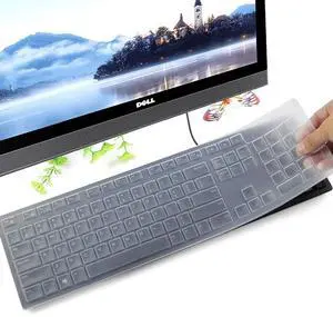 Keyboard Cover for Dell KB216 KB216b KB216t KB216d KB216p Wired & KM636 & Dell Optiplex 5250 3050 3240 5460 7450 7050 & Dell Inspiron AIO 3475/3670/3477 All-in one Desktop Keyboard Protector -Clear Keyboard Cover for Dell KB216 KB216b KB216t KB216d KB216p Wired & KM636 & Dell Optiplex 5250 3050 3240 5460 7450 7050 & Dell Inspiron AIO 3475/3670/3477 All-in one Desktop Keyboard Protector -Clear