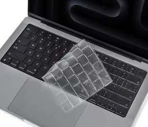 Premium Keyboard Cover Ultra Thin Protector Skin for 2026 MacBook Neo 13" A18 Pro with Touch ID, 2026-2022 MacBook Air 15" 13.6" M5 M4 M3 M2 Chip, 2026-2021 MacBook Pro 14 16 inch M5-M1 Pro/Max, Clear Premium Keyboard Cover Ultra Thin Protector Skin for 2026 MacBook Neo 13" A18 Pro with Touch ID, 2026-2022 MacBook Air 15" 13.6" M5 M4 M3 M2 Chip, 2026-2021 MacBook Pro 14 16 inch M5-M1 Pro/Max, Clear