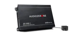 Car Audio Amplifier ZE1000.1 2000W Monoblock Class D MOSFET Subwoofer Audio, 1-4 Ohm Stable, Low Pass Crossover, Mosfet Power Supply, Stereo Car Audio Amplifier ZE1000.1 2000W Monoblock Class D MOSFET Subwoofer Audio, 1-4 Ohm Stable, Low Pass Crossover, Mosfet Power Supply, Stereo