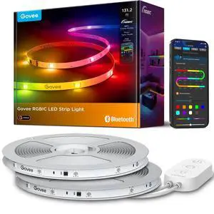 131.2ft RGBIC LED Strip Lights, Smart LED Lights for Bedroom, Bluetooth Strip Lights with APP Control, DIY Multiple Colors on One Line, Color Changing Lights for Home Decor 131.2ft RGBIC LED Strip Lights, Smart LED Lights for Bedroom, Bluetooth Strip Lights with APP Control, DIY Multiple Colors on One Line, Color Changing Lights for Home Decor