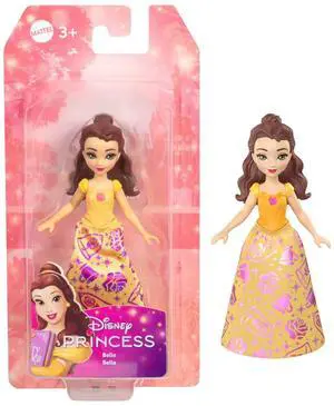 Disney Princess Belle Posable Small Doll in Shiny Outfit Disney Princess Belle Posable Small Doll in Shiny Outfit