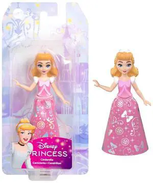Disney Princess Cinderella Posable Small Doll in Shiny Outfit Disney Princess Cinderella Posable Small Doll in Shiny Outfit