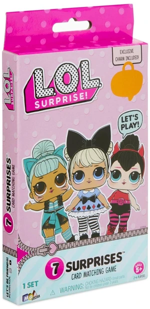 LOL Surprise: 7 Surprises Card Game With A Collectible Charm LOL Surprise: 7 Surprises Card Game With A Collectible Charm