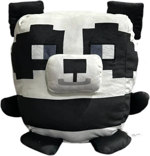 Minecraft Panda Design, Cuutopia,Plush Toy, Black and White, 10 inches Minecraft Panda Design, Cuutopia,Plush Toy, Black and White, 10 inches