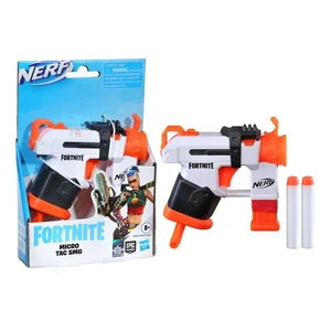 Nerf Fortnite Micro Tac SMG Mini Dart-Firing Blaster, Fortnite Tac SMG Equipment Design, Includes 2 Nerf Elite Darts Nerf Fortnite Micro Tac SMG Mini Dart-Firing Blaster, Fortnite Tac SMG Equipment Design, Includes 2 Nerf Elite Darts