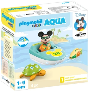 PLAYMOBIL 1.2.3 & Disney 71417 Mickey Boat Tour from 12 Months PLAYMOBIL 1.2.3 & Disney 71417 Mickey Boat Tour from 12 Months