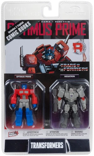 McFarlane Toys - Transformers Page Punchers 2pk Optimus Prime and Megatron 3in Action Figures with 2 Comics McFarlane Toys - Transformers Page Punchers 2pk Optimus Prime and Megatron 3in Action Figures with 2 Comics
