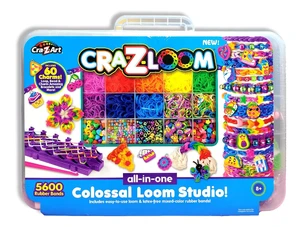 Cra-Z-Art CRA-Z-Loom Deluxe Rubber Band Case Comprehensive Loom Kit with Assorted Bands & Tools | Includes Storage Case for Easy Organization & Creativity Cra-Z-Art CRA-Z-Loom Deluxe Rubber Band Case Comprehensive Loom Kit with Assorted Bands & Tools | Includes Storage Case for Easy Organization & Creativity