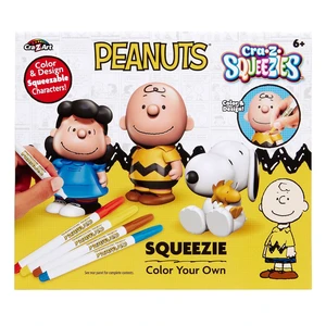 Peanuts CRA-Z-Squeezies Color Your Own Squeeze Toy Kit for Kids DIY Charlie Brown, Snoopy & Lucy Figures with Markers Arts and Crafts Activity, Sensory, Creative Gift for Boys & Girls Ages 6+ Peanuts CRA-Z-Squeezies Color Your Own Squeeze Toy Kit for Kids DIY Charlie Brown, Snoopy & Lucy Figures with Markers Arts and Crafts Activity, Sensory, Creative Gift for Boys & Girls Ages 6+