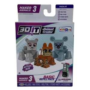 3DIT Animal Creator Basic Refill Pack - Makes 3 Animals ~ for Use with 3D Molding Studio (Sold Separately) 3DIT Animal Creator Basic Refill Pack - Makes 3 Animals ~ for Use with 3D Molding Studio (Sold Separately)