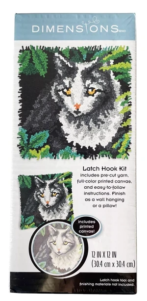 Dimensions Latch Hook Cat Latch Hook Kit Dimensions Latch Hook Cat Latch Hook Kit
