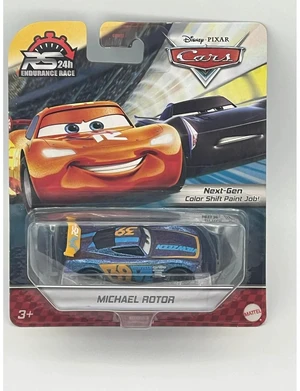 Disney Pixar Cars Michael Rotor RS 24h Endurance Race Next-Gen Color Shift Paint Disney Pixar Cars Michael Rotor RS 24h Endurance Race Next-Gen Color Shift Paint