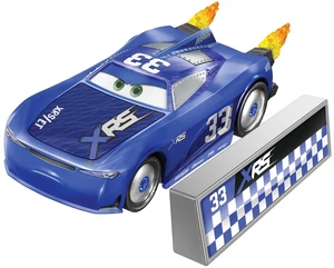 Disney and Pixar Cars XRS Rocket Racing Ed Truncan, 1:55 Scale Die-Cast Vehicle with Pitstop Barrier Blast Wall and Spinning Exhaust Pipe Flames Disney and Pixar Cars XRS Rocket Racing Ed Truncan, 1:55 Scale Die-Cast Vehicle with Pitstop Barrier Blast Wall and Spinning Exhaust Pipe Flames