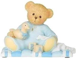 CHERISHED TEDDIES Roman 12479 Baby Boy Figurine, 3 inches Height, Sean-In Box CHERISHED TEDDIES Roman 12479 Baby Boy Figurine, 3 inches Height, Sean-In Box