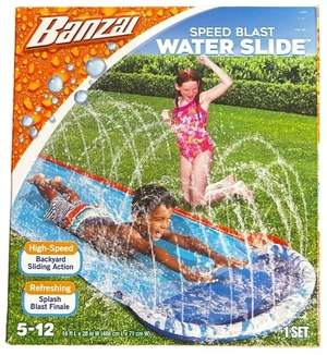 Speed Blast Water Slide, Summer Toys, Vinyl, 28" W x 16' L Speed Blast Water Slide, Summer Toys, Vinyl, 28" W x 16' L