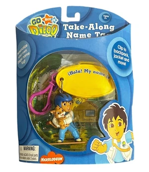 Dora the Explorer Go Diego Go Take Along Name Tag Clip On Dora the Explorer Go Diego Go Take Along Name Tag Clip On