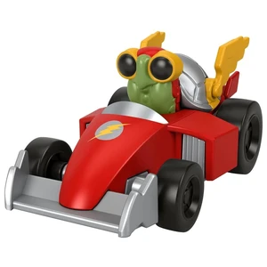 Fisher-Price Die-Cast Metal Superhero Vehicles Inspired by DC League of Superpets Movie - Merton The Turtle in Red Racecar Fisher-Price Die-Cast Metal Superhero Vehicles Inspired by DC League of Superpets Movie - Merton The Turtle in Red Racecar