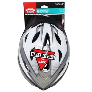 Bell Adult Torque White/Titanium Carbon Fiber Bicycle Helmet 14+ Bell Adult Torque White/Titanium Carbon Fiber Bicycle Helmet 14+