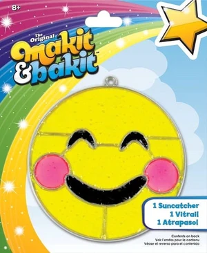 Colorbok Makit Bakit Emoji Blushing Suncatcher Colorbok Makit Bakit Emoji Blushing Suncatcher