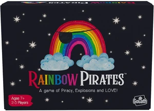 Goliath Games Rainbow Pirates: A Game of Piracy, Explosions and Love! | Party Games | Card Games | for 2-5 Players | Ages 7+,Black Goliath Games Rainbow Pirates: A Game of Piracy, Explosions and Love! | Party Games | Card Games | for 2-5 Players | Ages 7+,Black