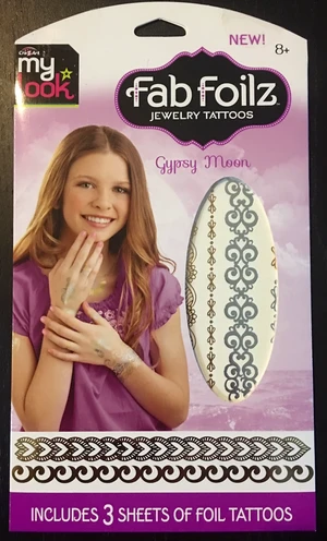 Shimmer and Sparkle Fab Foilz Body Art - Gypsy Moon Shimmer and Sparkle Fab Foilz Body Art - Gypsy Moon