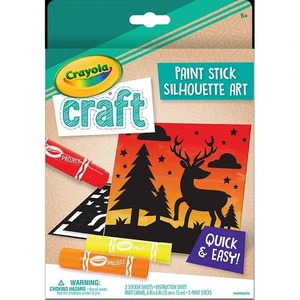 Crayola Craft Paint Stick Silhouette Art Forest Crayola Craft Paint Stick Silhouette Art Forest
