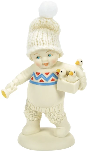 Department 56 Snowbabies Collecting the Baby Puffins Figurine 4.5in H Department 56 Snowbabies Collecting the Baby Puffins Figurine 4.5in H