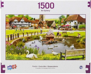 Sure Lox - Art Gallery Village - 1500 Piece Jigsaw Puzzle Sure Lox - Art Gallery Village - 1500 Piece Jigsaw Puzzle