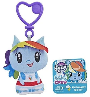 My Little Pony Cutie Mark Crew Rainbow Dash Equestria Girls Plush Clip My Little Pony Cutie Mark Crew Rainbow Dash Equestria Girls Plush Clip