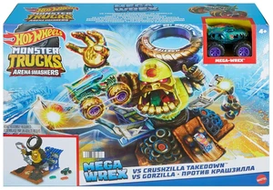Hot Wheels Mega Wrex Versus Crushzilla Takedown Playset Hot Wheels Mega Wrex Versus Crushzilla Takedown Playset